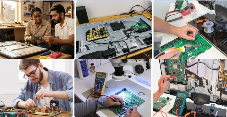 ช่างซ่อมทีวี LCD เบื้องต้น 18 ช.ม.